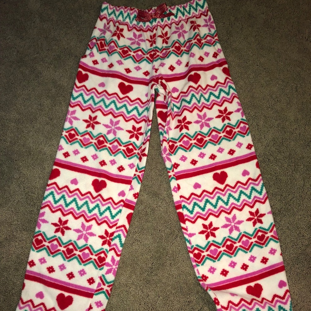Kids fuzzy pajama pants